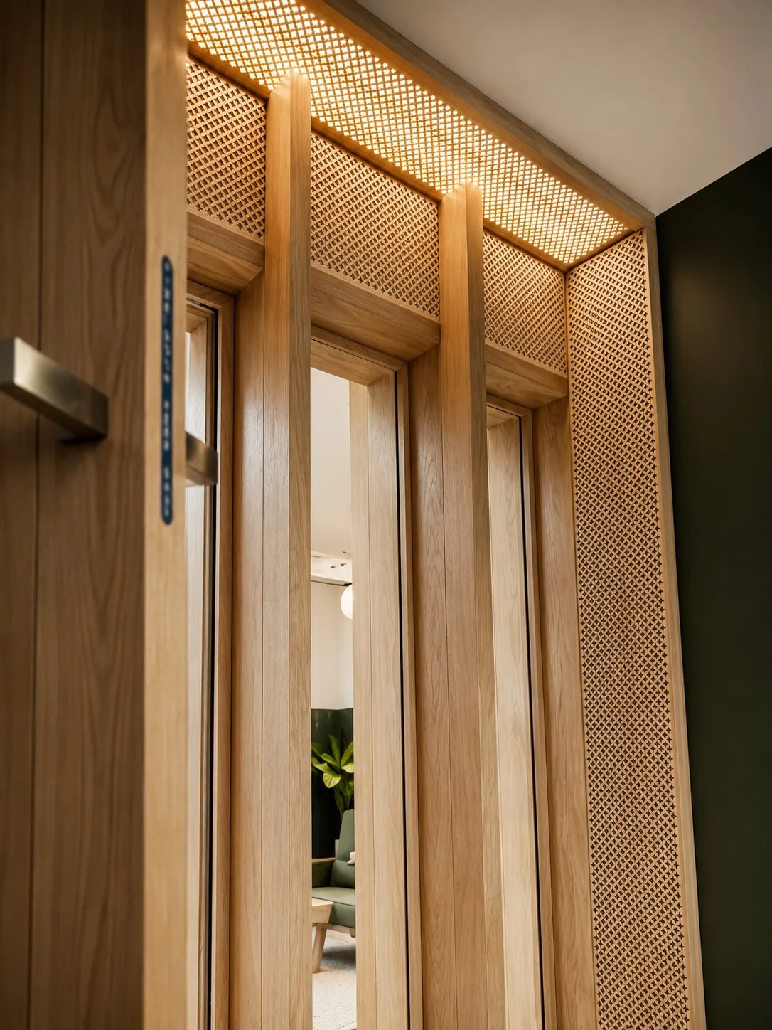 Hand-crafted entrance portal, Herbal Hill project